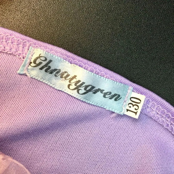 Ghnatygren Girls Multicolor Mermaid Tail Costume Dress Size 130 - Picture 7 of 11